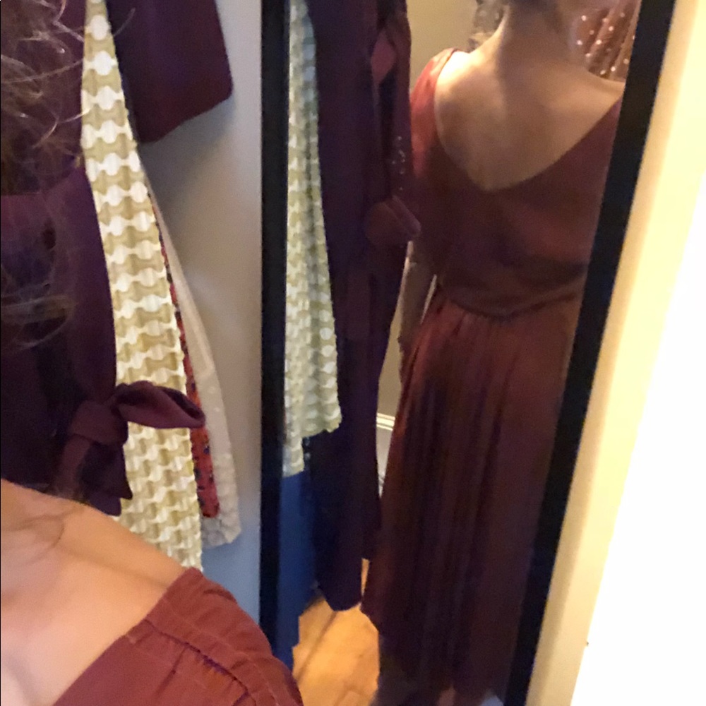 Satin Free People midi dress - Picture 8 of 8